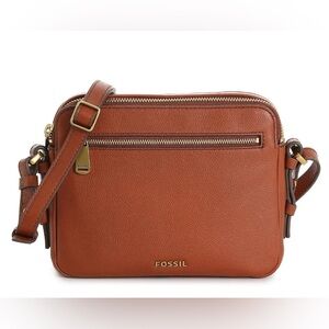 Fossil Brown Crossbody Bag